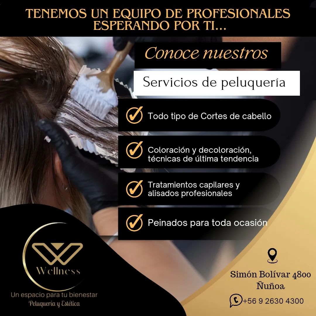 Wellness beauty center peluquería
